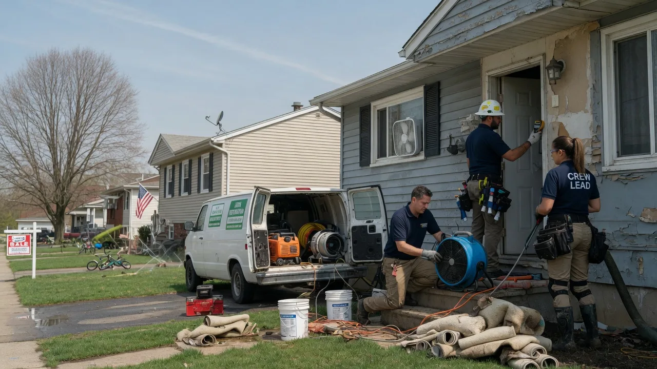 Flood Cleanup in Fishers, NY near me