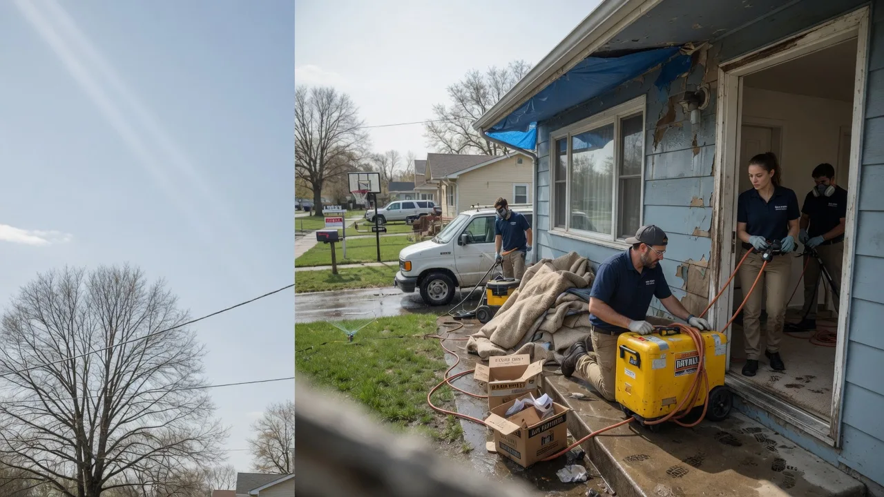 Basement Flood Cleanup in Fishers, NY near me
